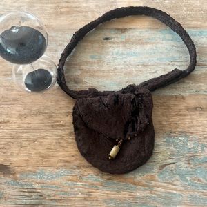 Small brown handbag